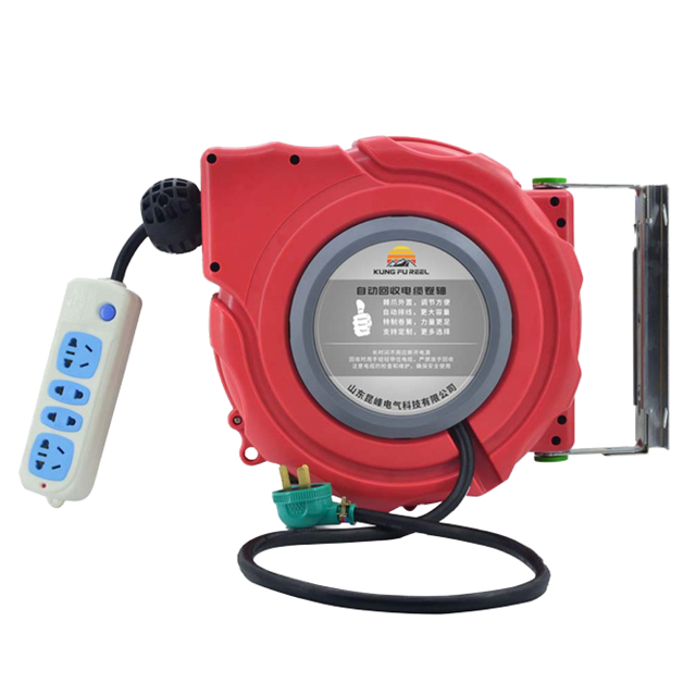 自動(dòng)回收電纜卷軸紅色版