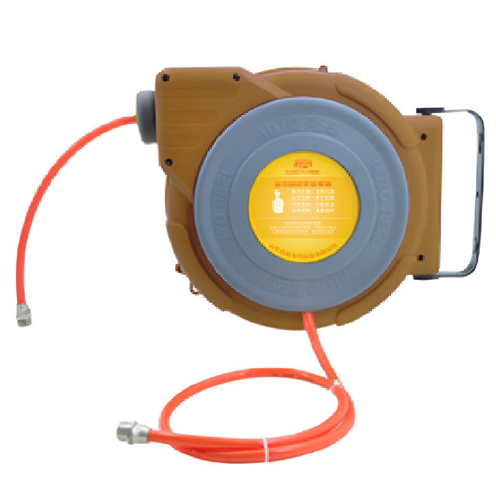 自動(dòng)回收氣管卷軸黃色款